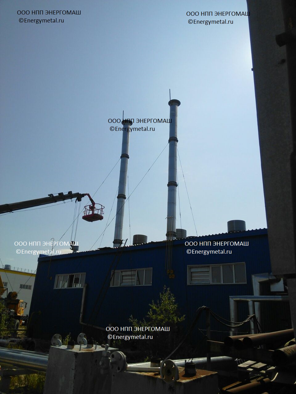 2 дымовые трубы по 18 метров г.Новый Уренгой РФ